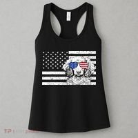 American Flag Dachshund Weiner Dog Us Patriotic Gift Women's Tank Top thumb 3