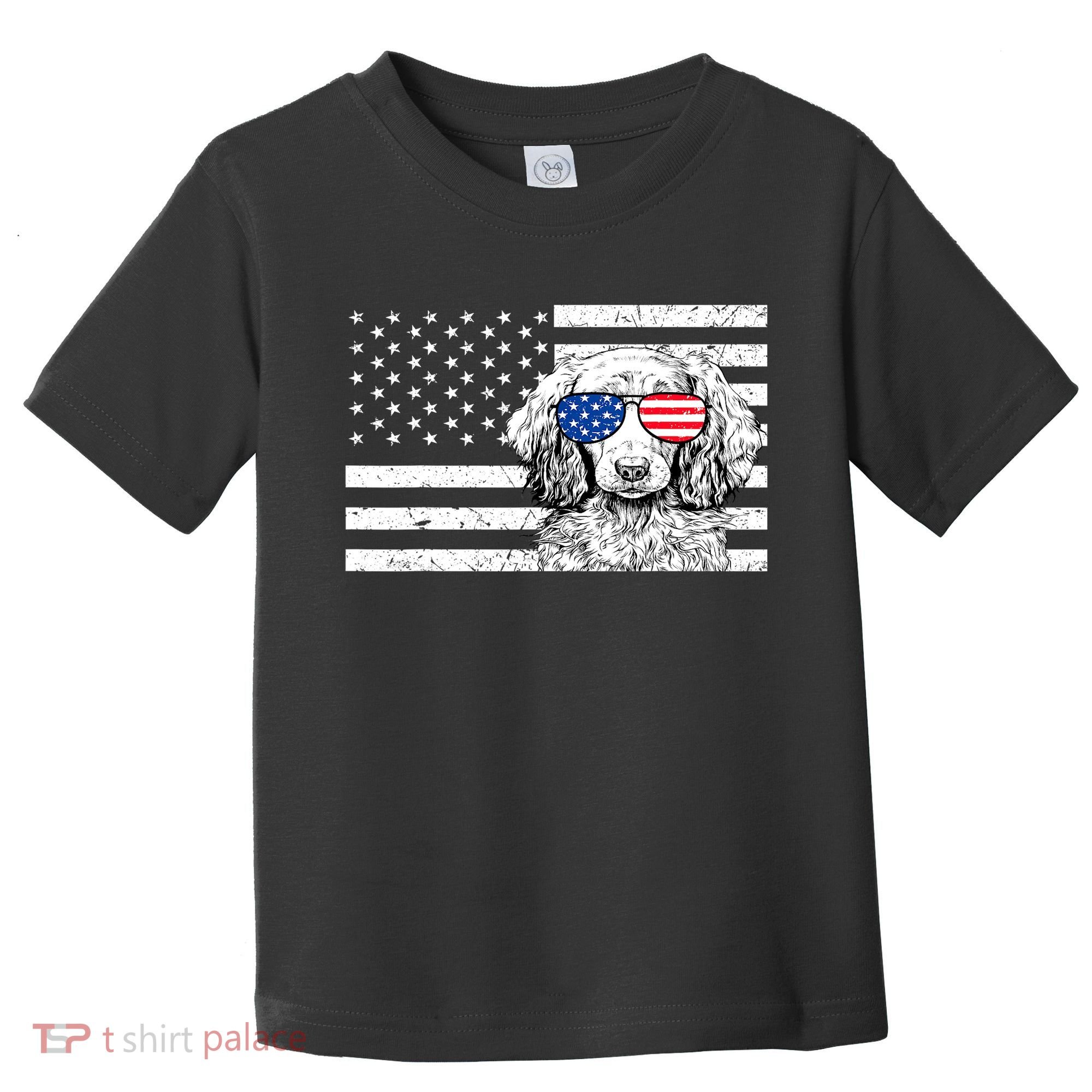 American Flag Dachshund Weiner Dog Us Patriotic Gift Toddler T-Shirt