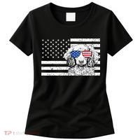 American Flag Dachshund Weiner Dog Us Patriotic Gift Women's T-Shirt thumb 0