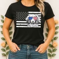 American Flag Dachshund Weiner Dog Us Patriotic Gift Women's T-Shirt thumb 2