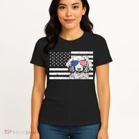 American Flag Dachshund Weiner Dog Us Patriotic Gift Women's T-Shirt thumb 4