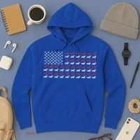 American Flag Dachshund Patriotic Dachshund  Hoodie thumb 3
