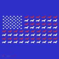 American Flag Dachshund Patriotic Dachshund  Long Sleeve Shirt thumb 2
