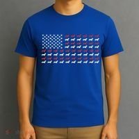 American Flag Dachshund Patriotic Dachshund  T-Shirt thumb 3