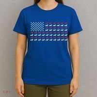 American Flag Dachshund Patriotic Dachshund  T-Shirt thumb 4