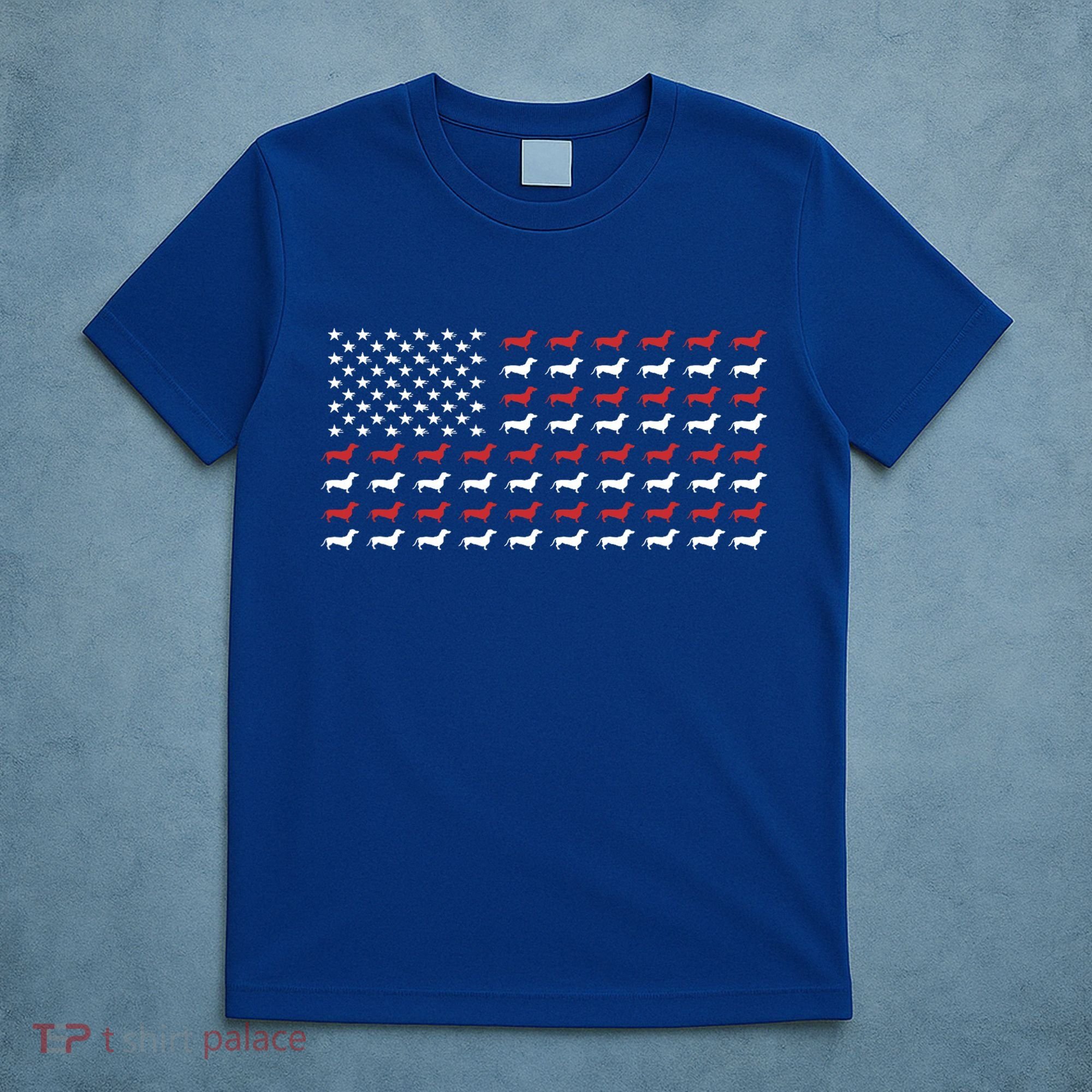 American Flag Dachshund Patriotic Dachshund  T-Shirt