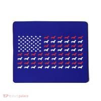 American Flag Dachshund Patriotic Dachshund  Mousepad thumb 0