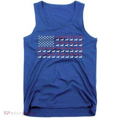 American Flag Dachshund Patriotic Dachshund  Tank Top
