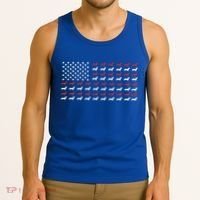 American Flag Dachshund Patriotic Dachshund  Tank Top thumb 3
