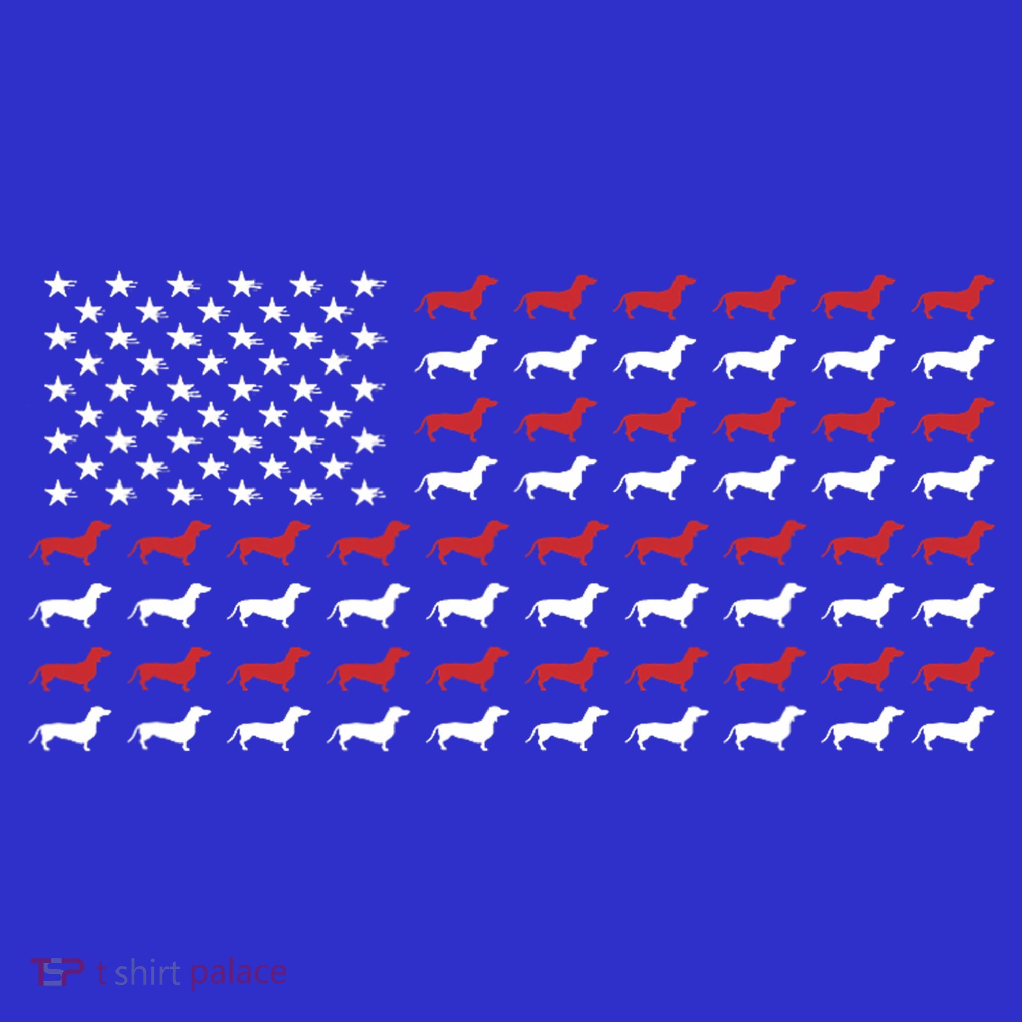 American Flag Dachshund Patriotic Dachshund  Visor