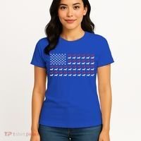 American Flag Dachshund Patriotic Dachshund  Women's T-Shirt thumb 4