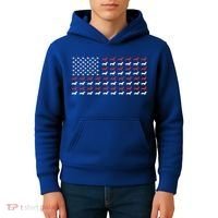 American Flag Dachshund Patriotic Dachshund  Kids Hoodie thumb 4