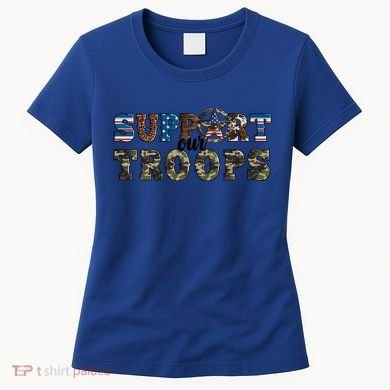 Armed Forces Day Support Our Troops Army Veteran Day Cute Gift Women's T-Shirt