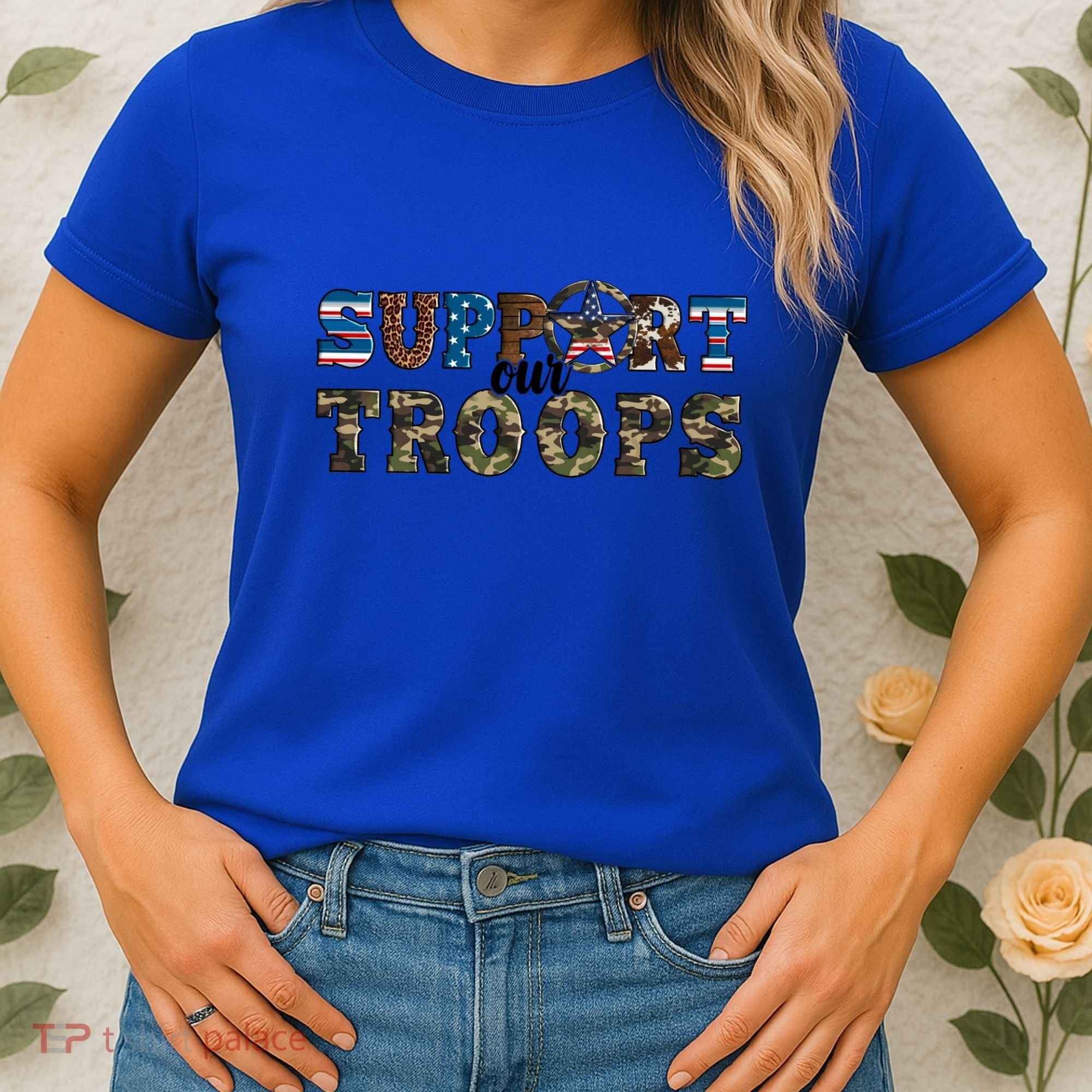 Armed Forces Day Support Our Troops Army Veteran Day Cute Gift Women's T-Shirt