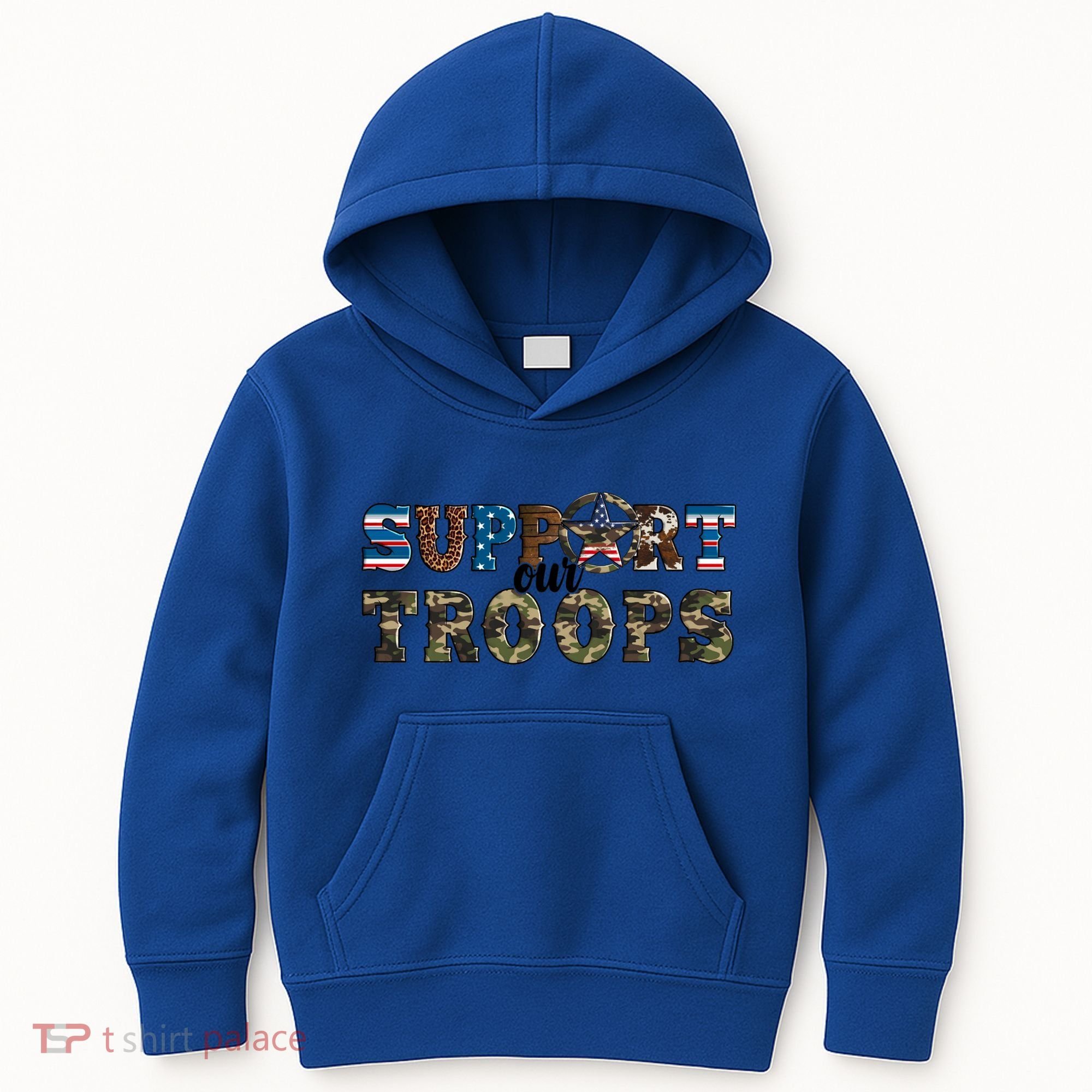 Armed Forces Day Support Our Troops Army Veteran Day Cute Gift Kids Hoodie