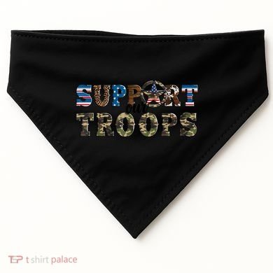 Armed Forces Day Support Our Troops Army Veteran Day USA-Made Doggie Bandana