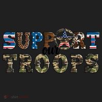 Armed Forces Day Support Our Troops Army Veteran Day Beanie thumb 2