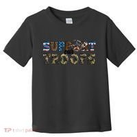 Armed Forces Day Support Our Troops Army Veteran Day Toddler T-Shirt thumb 0
