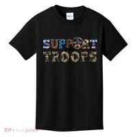 Armed Forces Day Support Our Troops Army Veteran Day Kids T-Shirt thumb 0