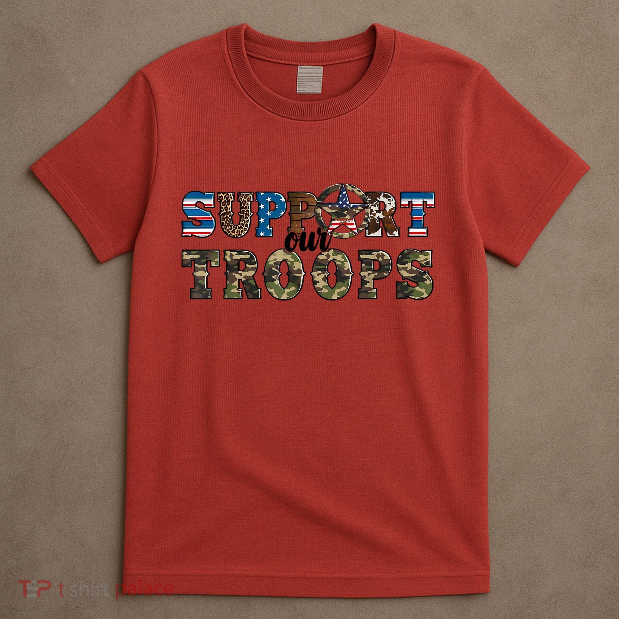 Armed Forces Day Support Our Troops Army Veteran Day T-Shirt