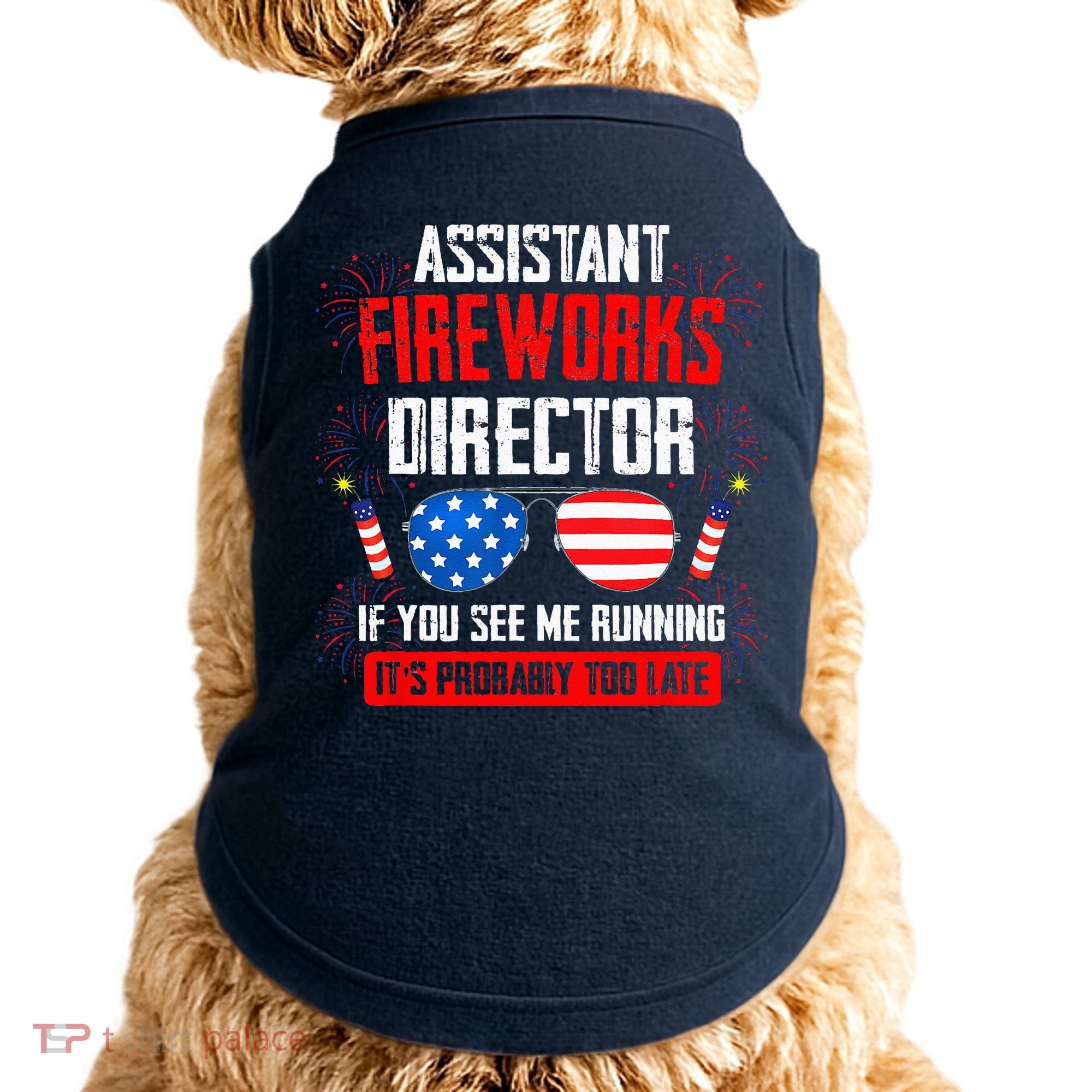 Assistant Fireworks Director If You See Assistant Firework Doggie Tank
