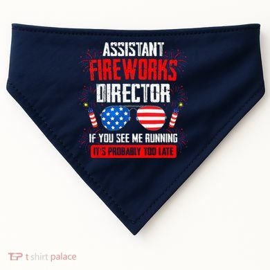 Assistant Fireworks Director If You See Assistant Firework USA-Made Doggie Bandana