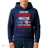 Assistant Fireworks Director If You See Assistant Firework Kids Hoodie thumb 4