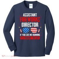 Assistant Fireworks Director If You See Assistant Firework Kids Long Sleeve Shirt thumb 0