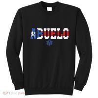 Abuelo FatherS Day Puerto Rico Flag Puerto Rican Taino Sweatshirt thumb 0