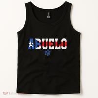 Abuelo FatherS Day Puerto Rico Flag Puerto Rican Taino Tank Top thumb 2