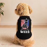 American Flag Dads Against Weed Funny Lawn Mowing Fathers Doggie Tank thumb 2