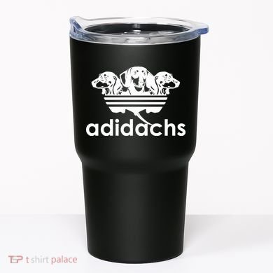 Adidachs Funny Daschund Dog Tumbler