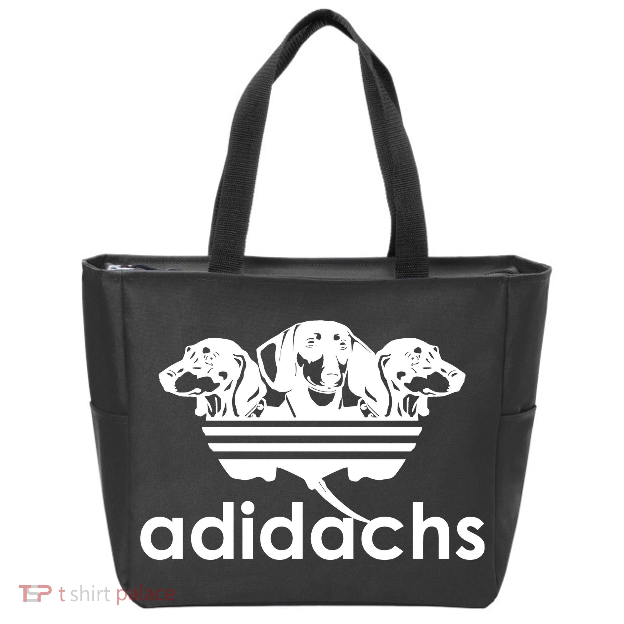 Adidachs Funny Daschund Dog Tote Bag