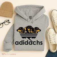 Adidachs Funny Daschund Dog Hoodie thumb 4