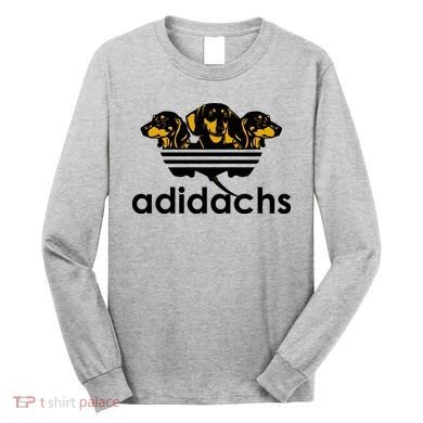 Adidachs Funny Daschund Dog Long Sleeve Shirt