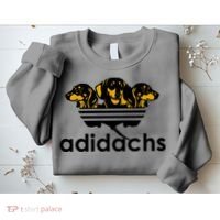 Adidachs Funny Daschund Dog Sweatshirt thumb 2
