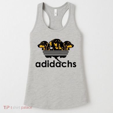 Adidachs Funny Daschund Dog Women's Tank Top
