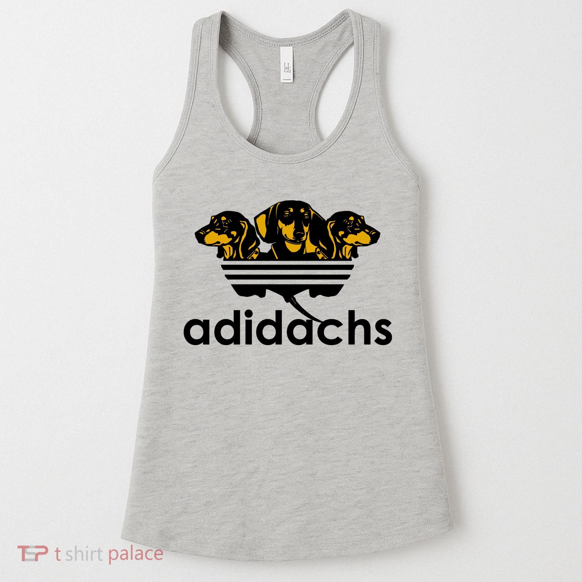 Adidachs Funny Daschund Dog Women's Tank Top