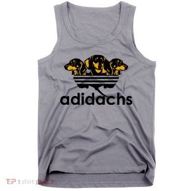 Adidachs Funny Daschund Dog Tank Top