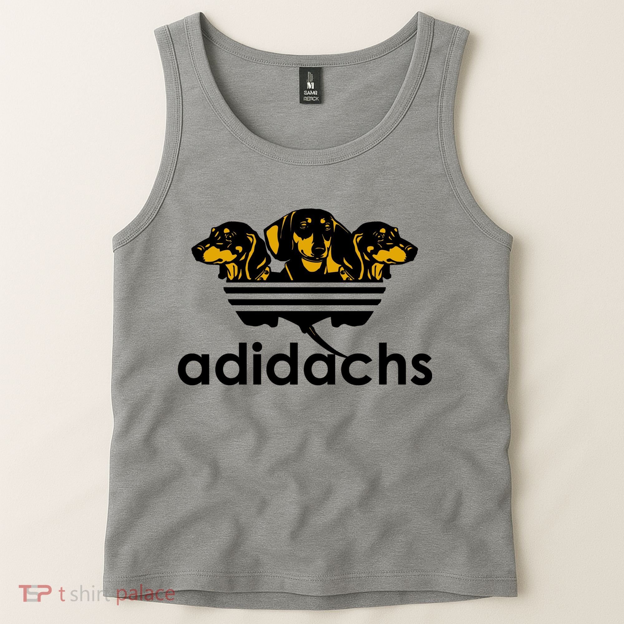 Adidachs Funny Daschund Dog Tank Top