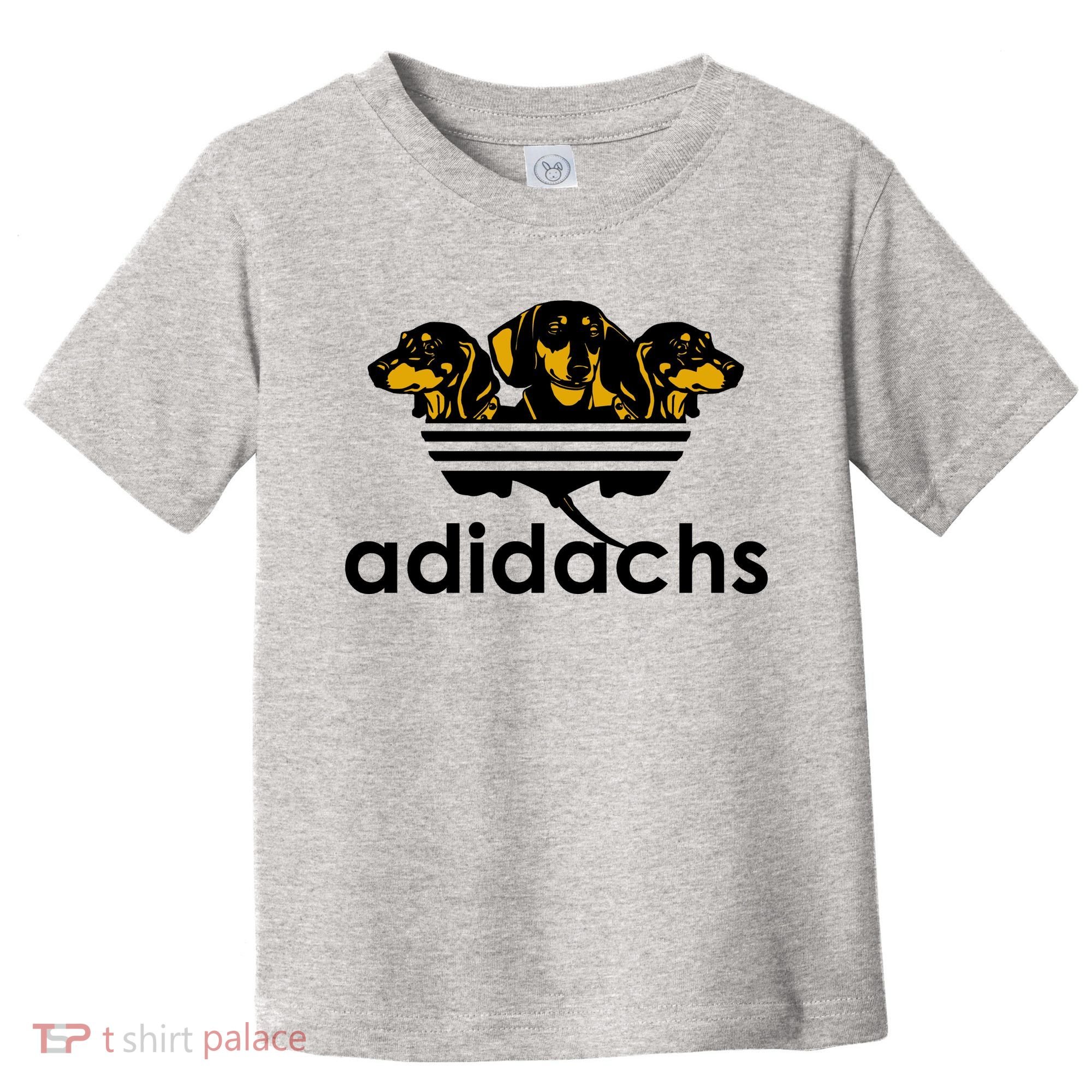Adidachs Funny Daschund Dog Toddler T-Shirt