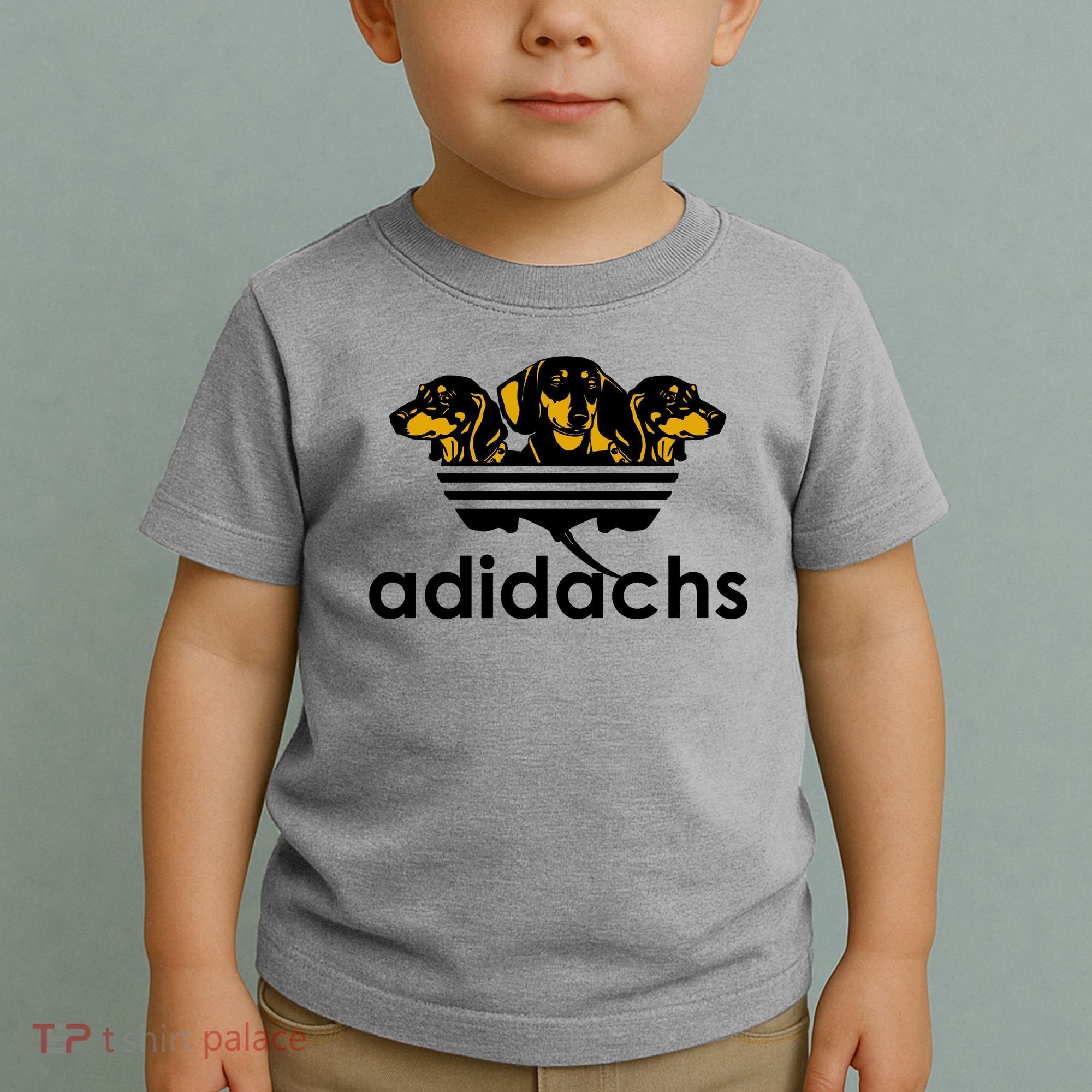 Adidachs Funny Daschund Dog Toddler T-Shirt