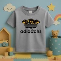 Adidachs Funny Daschund Dog Toddler T-Shirt thumb 3