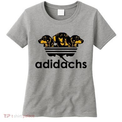 Adidachs Funny Daschund Dog Women's T-Shirt