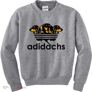Adidachs Funny Daschund Dog Kids Sweatshirt
