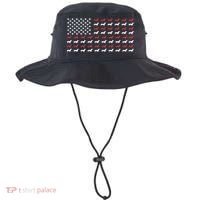 American Flag Dachshund Patriotic Dachshund Doxie Lover Cool Gift Bucket Hat thumb 0