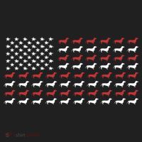 American Flag Dachshund Patriotic Dachshund Doxie Lover Cool Gift Beanie thumb 2