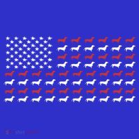 American Flag Dachshund Patriotic Dachshund Doxie Lover Cool Gift Long Sleeve Shirt thumb 2