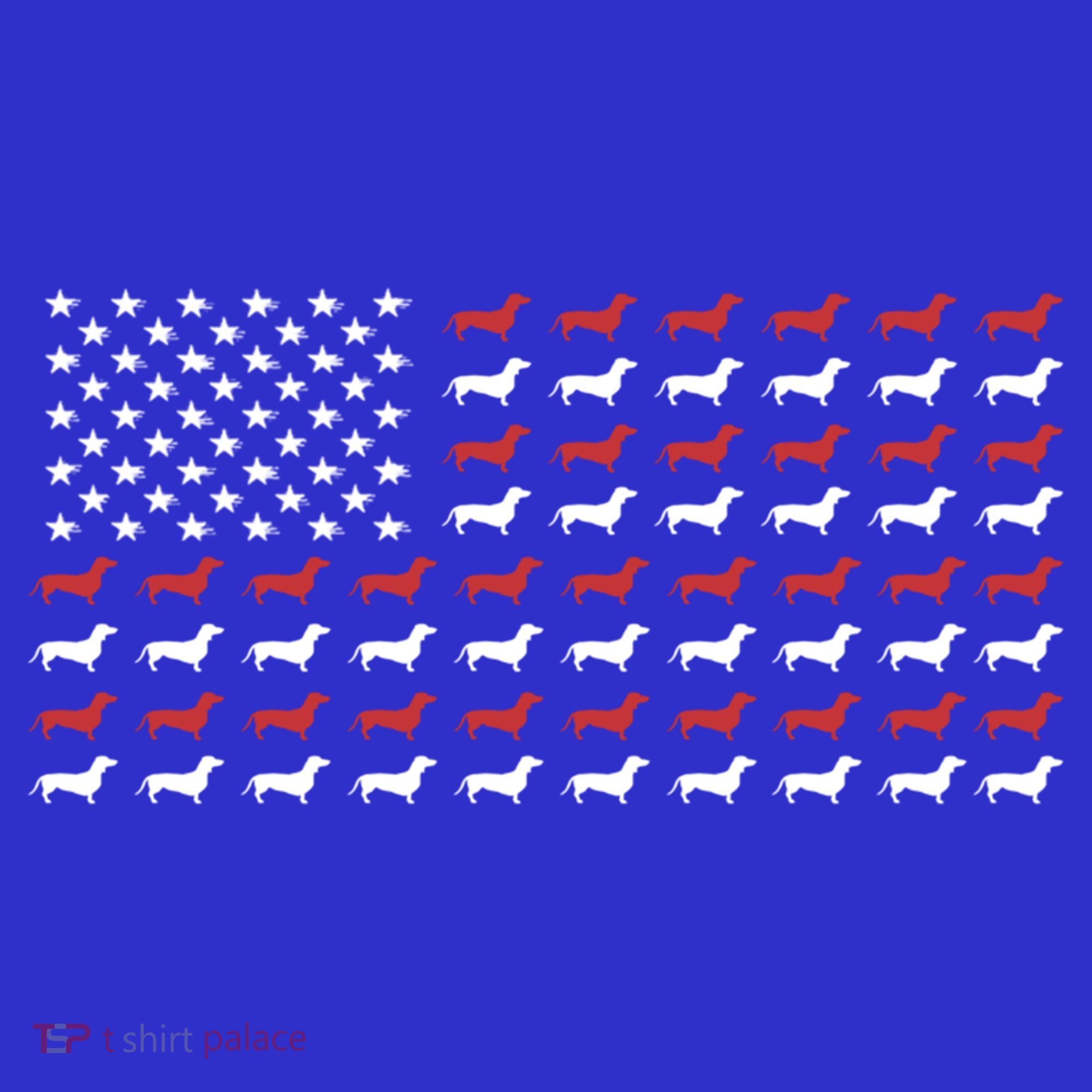American Flag Dachshund Patriotic Dachshund Doxie Lover Cool Gift Women's Tank Top