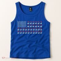 American Flag Dachshund Patriotic Dachshund Doxie Lover Cool Gift Tank Top thumb 2